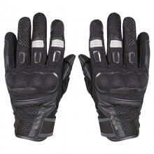 Γάντια μηχανής Harisson Leader II μαύρα / λευκά